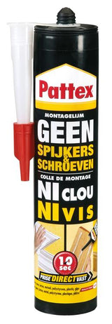 Pattex 1003854 - geen spijkers geen schroeven 400gr | 6 stuks