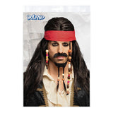 Boland pruik tobias met bandana, snor en baard