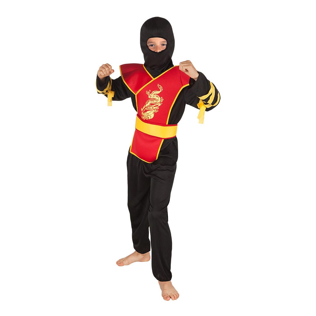 Costume de Boland pour enfants Ninja Meester, 4-6 ans