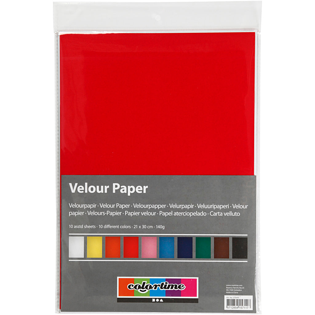 Creativ company https: www.cchobby.nl velour-papier-a4-vel-210x297-mm-140-gr-diverse-kleuren-10-vel-1-doos