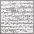 Creativ company sjabloon, afm 30,5x30,5 cm, dikte 0,31 mm, 1 vel