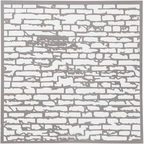 Creativ company https: www.cchobby.nl sjabloon-stenen-muur-afm-30-5x30-5-cm-dikte-0-31-mm-1-vel