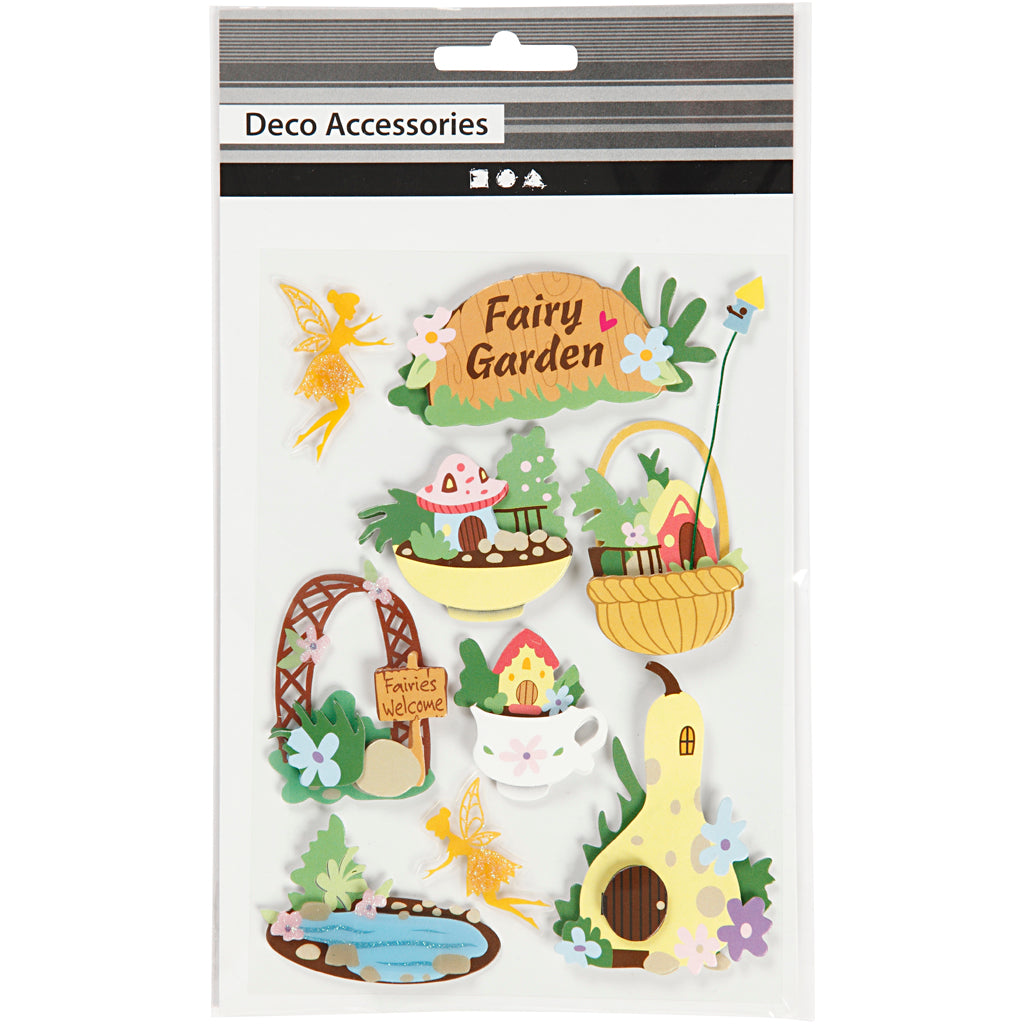 Http: www.cchobby.nl 3d-stickers-feeen-tuin-h-32-64-mm-b-30-55-mm-dikte-7-mm-9-stuk-1-doos