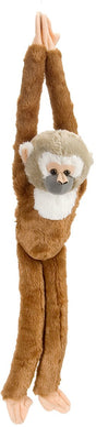 Wild republic knuffel aap - pluche - bruin - 51 cm - doodshoofdaapje - knuffeldier