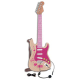 Bontempi guitare électrique rose