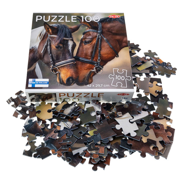 Taktische Puzzle -Puzzle -Pferde, 100..