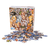 Tactique Bunnies de puzzle pour puzzle, 200st.