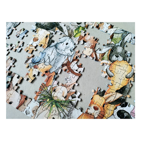 Tactique Bunnies de puzzle pour puzzle, 200st.