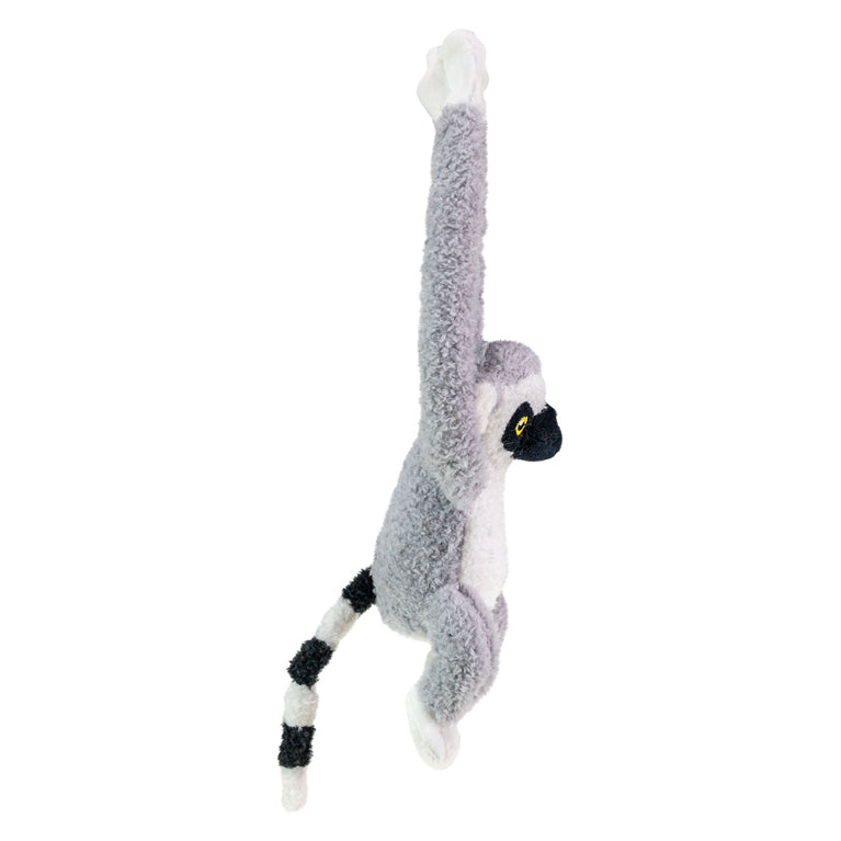 Tactic jungle mates knuffel - lemur maki grijs zwart