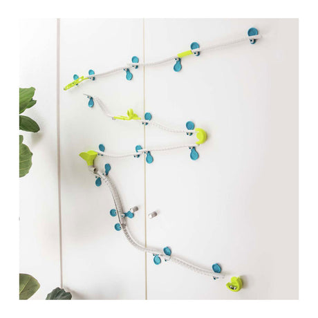 Kosmos gecko run – knikkerbaan - starter set - marble run - verticale knikkerbaan met kleefpads voor gladde oppervlakken