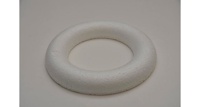 Ring ø 15 x 3 cm half rond styropor