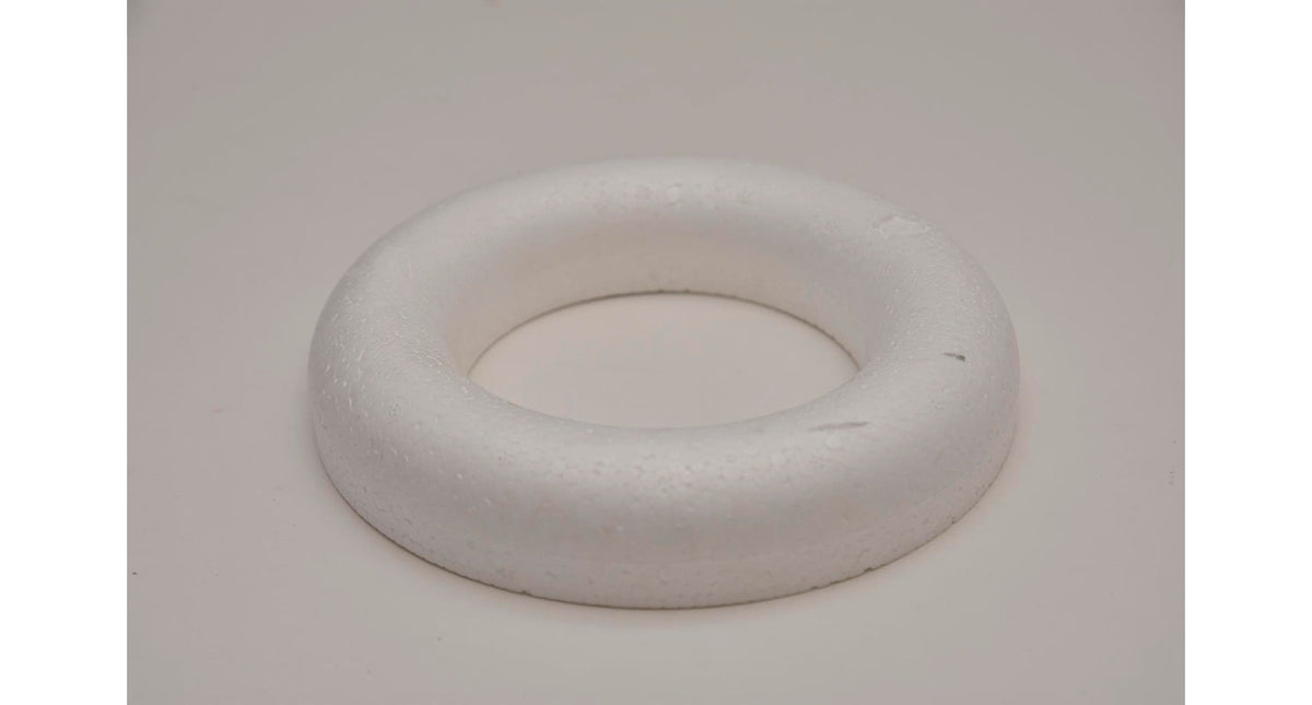 Ring ø 17 x 3 cm half rond styropor