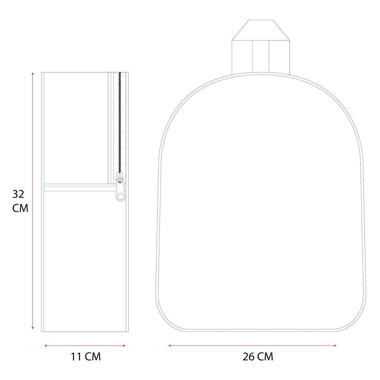 Plecak Vadobag 3D ścieg 3D słodki, ale kosmiczny