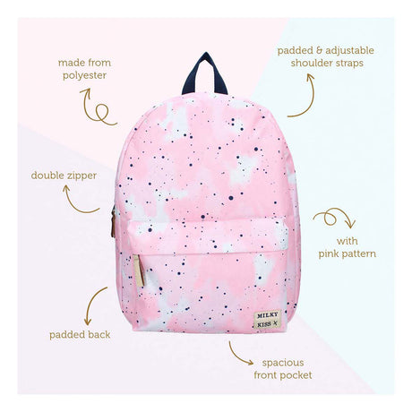 Milky kiss rugzak bold style stippenprint