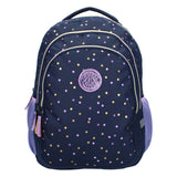 Milky kiss rugzak dotted delight paars gouden stippen, 3-vaks