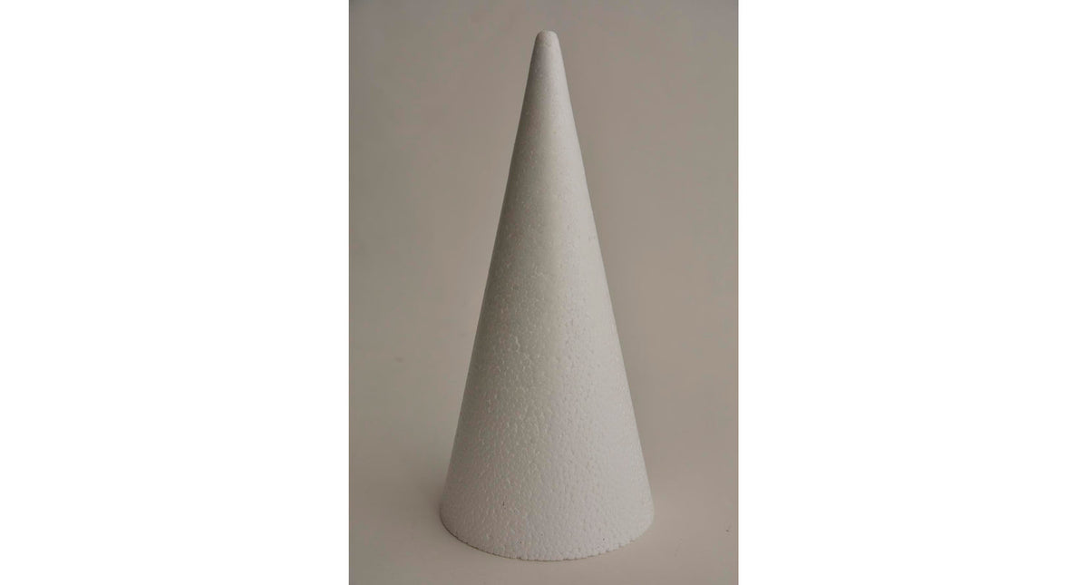 Kegel ø 12 x 26 cm styropor