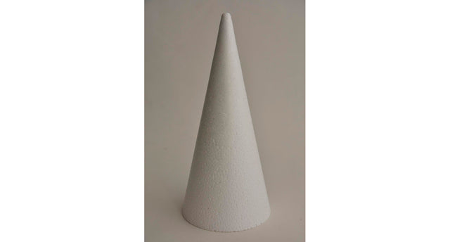 Kegel ø 12 x 26 cm styropor