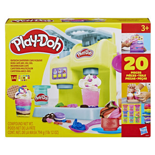 Hasbro playdoh regenboog shimmer cafe speelset
