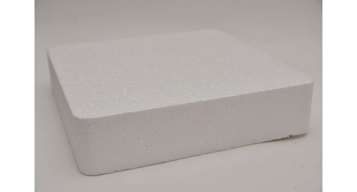 Styropor dummy vierkant afgerond 30x30x7