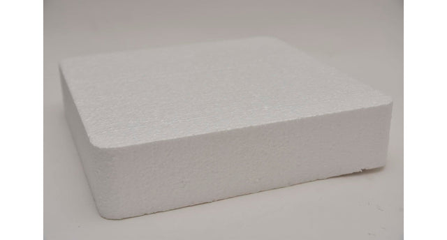 Styropor dummy vierkant afgerond 30x30x7