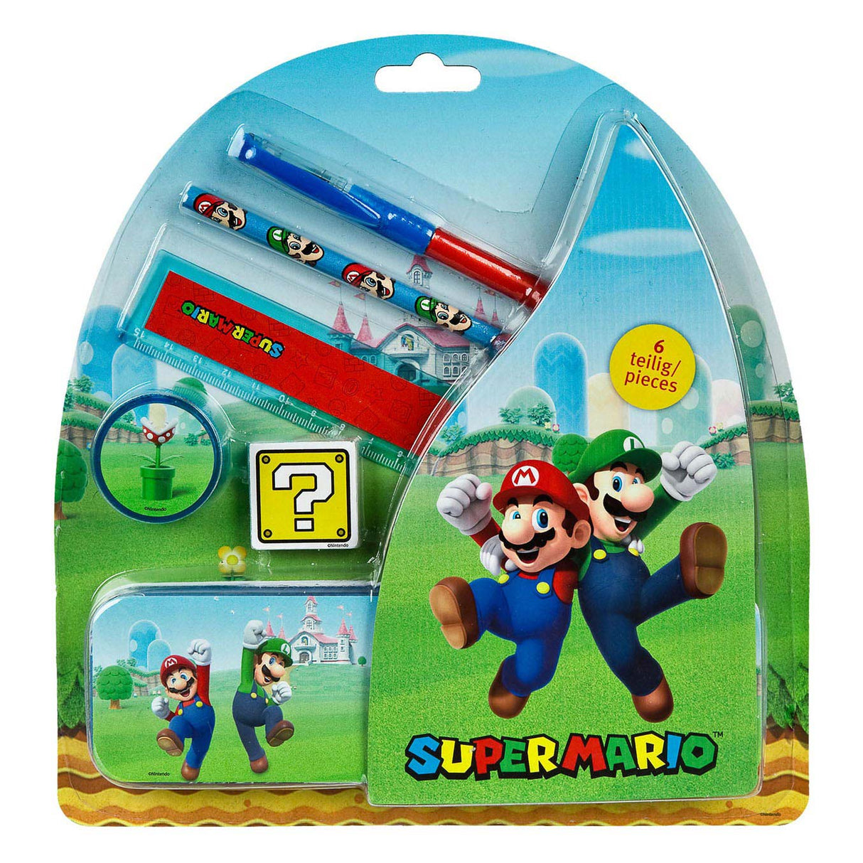 Super Mario School ustawiona w puszce, 7dlg.