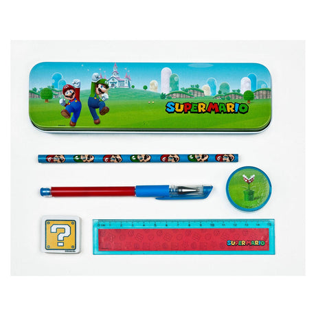 Undercover Super Mario School set in can, 7dlg.