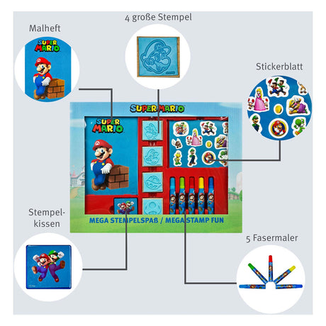 Under cover super mario mega stempelset