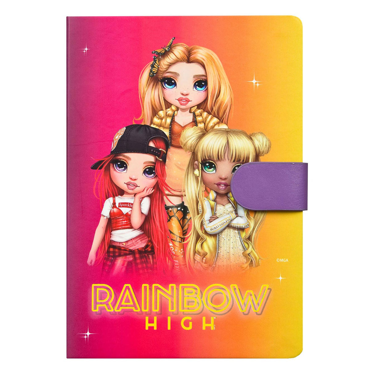 Rainbow High Notebook s magnetickým uzavřením