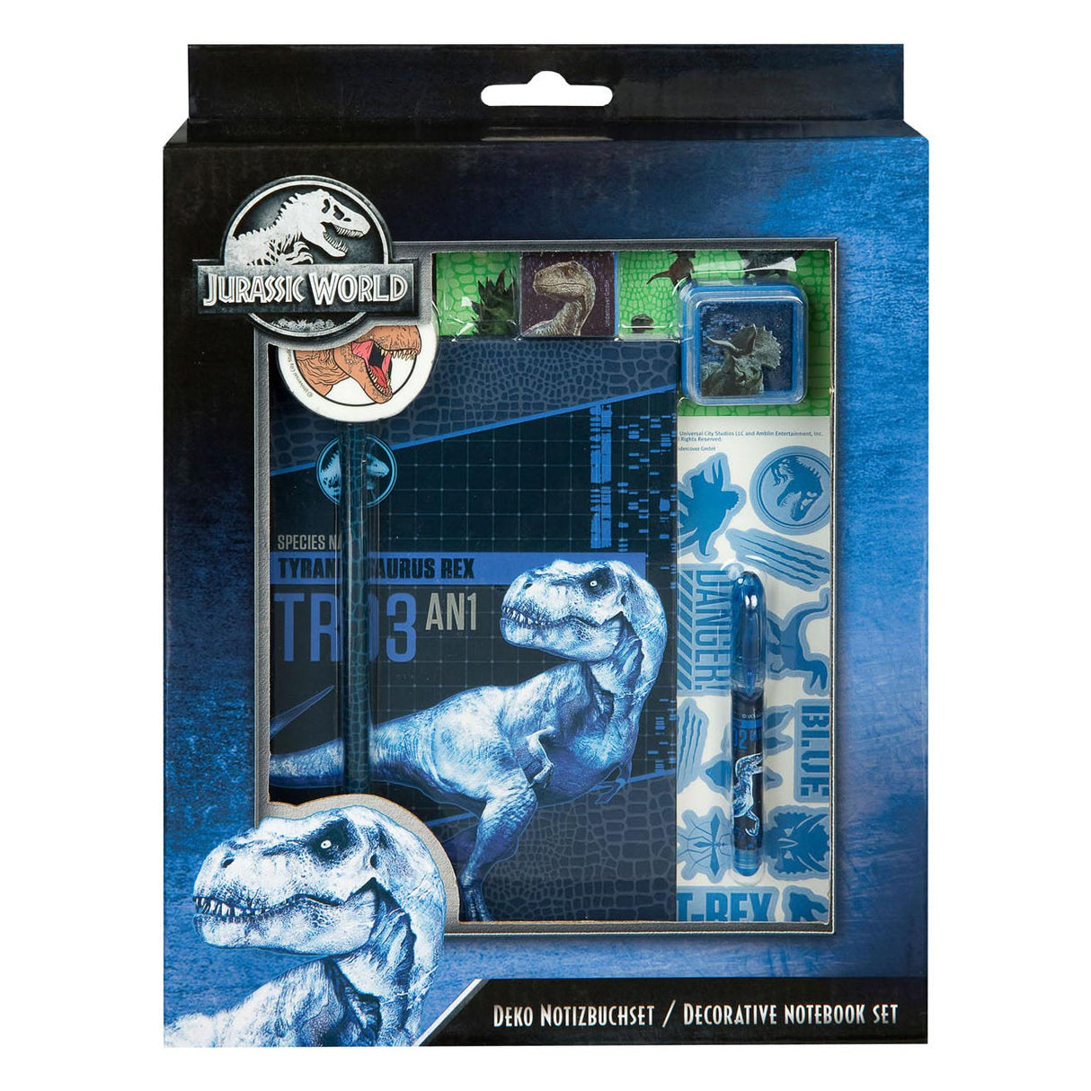 Undercover Jurassic World notebook set