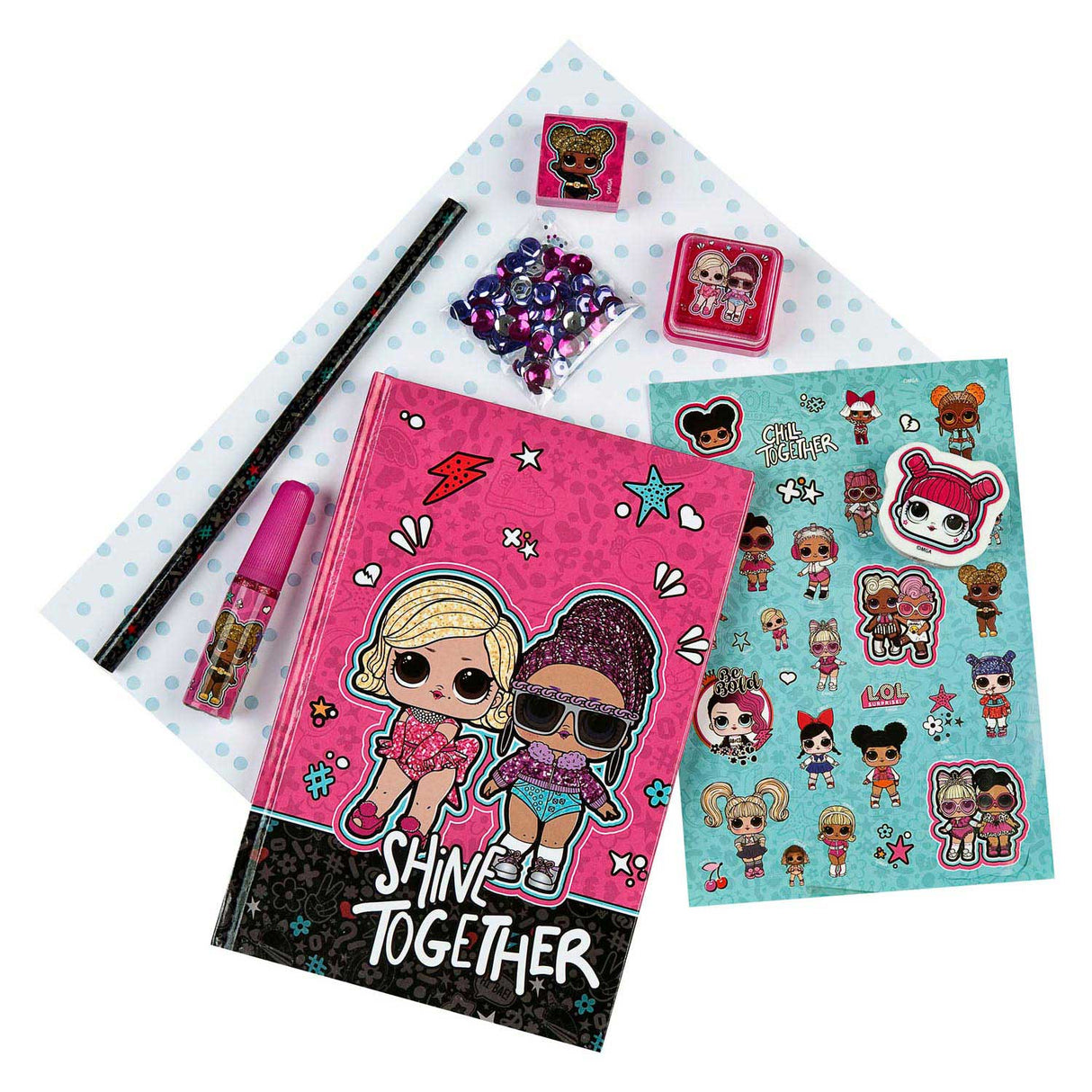 JAJAJA. ¡Sorpresa! Decora tu conjunto de cuaderno