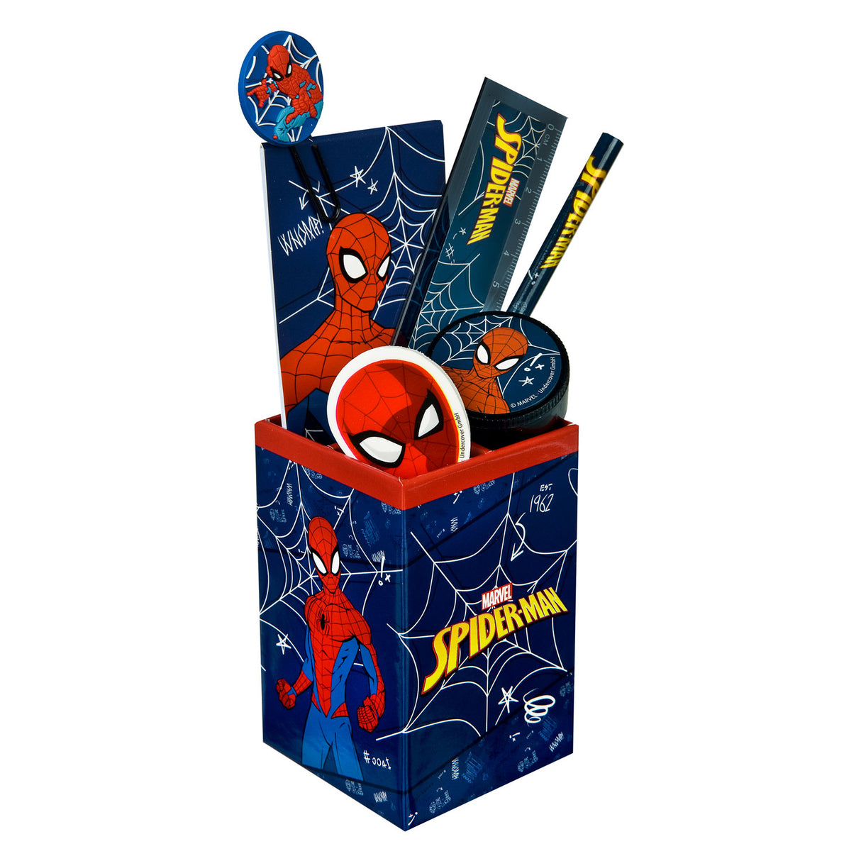 Spiderman desk set, 7dlg.