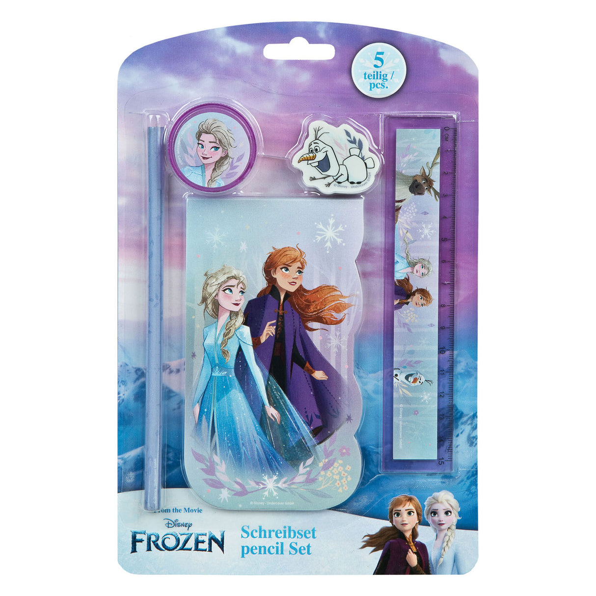 Undercover Writing Set Frozen, 5dlg.