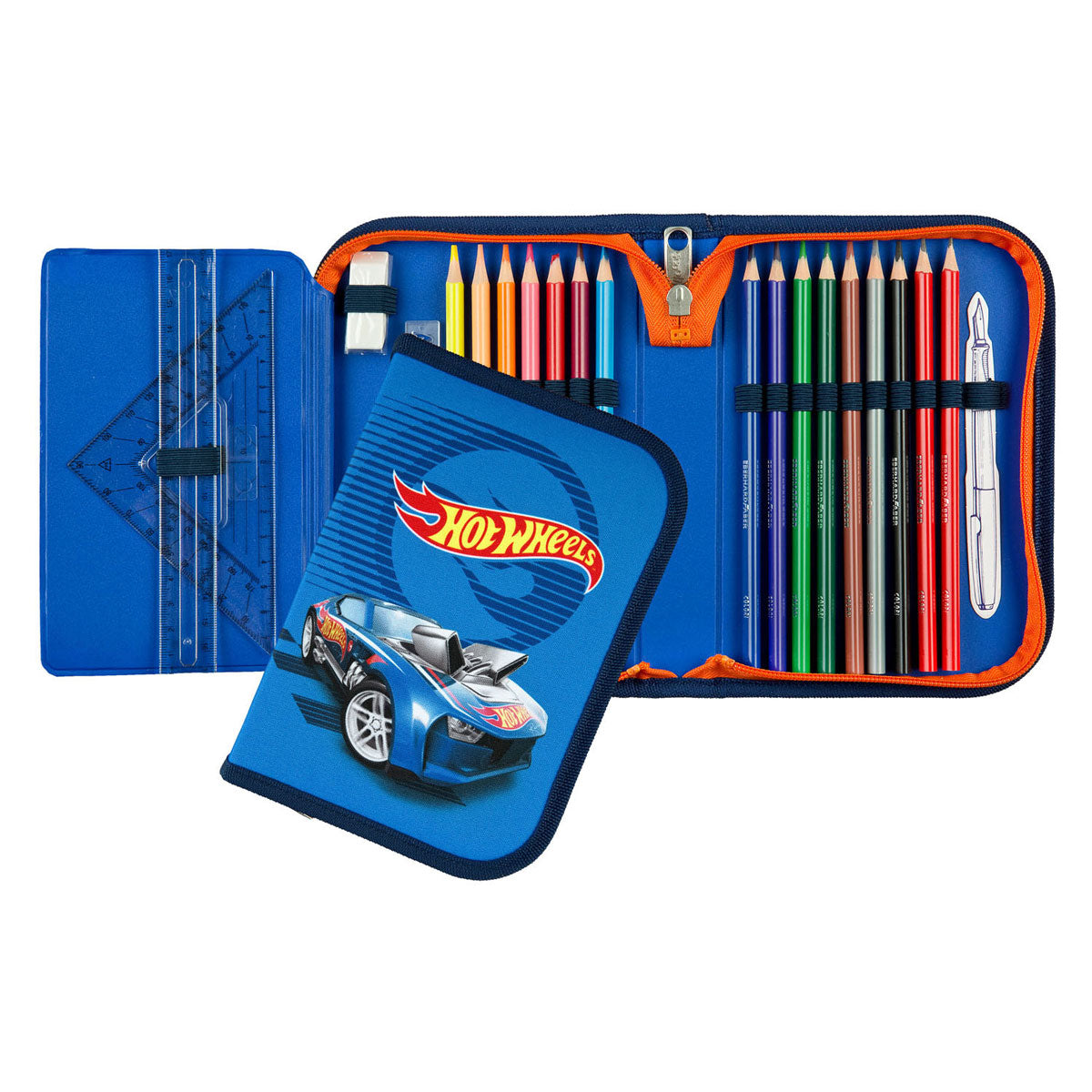 Undercover gevulde etui hot wheels