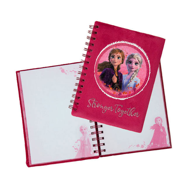 Undercover notitieboek a5 frozen met pailletten