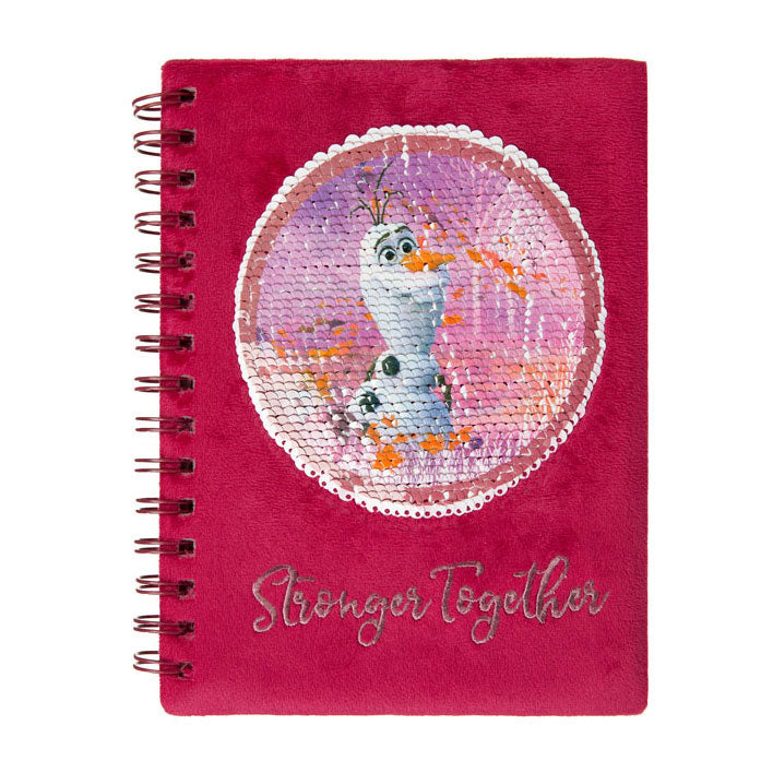 Undercover disney frozen notitieboek a5 met pailletten - multicolor.