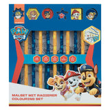 Undercover kleurset met gummen paw patrol, 29dlg.