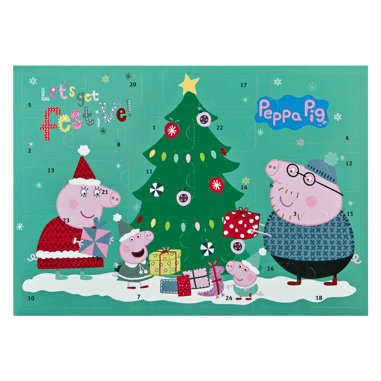 Verdeckte Adventskalender Peppa Pig