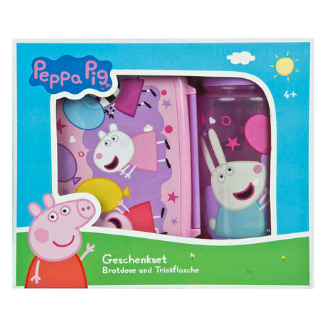 Undercover broodtrommel en drinkfles peppa pig