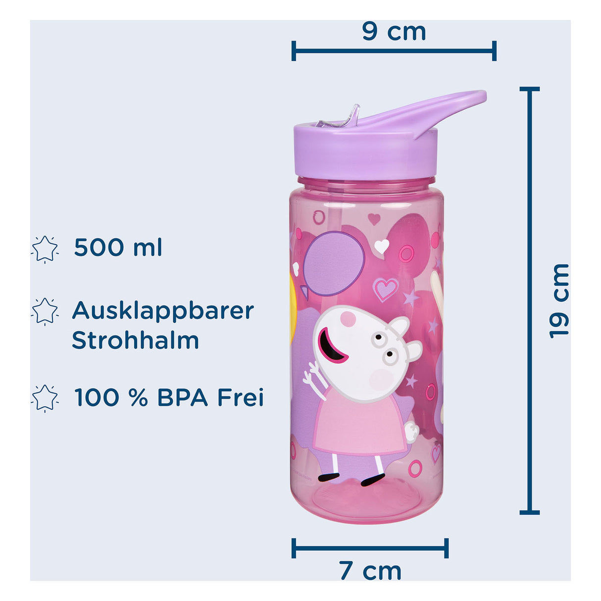 Undercover areo pití láhve peppa prase, 500 ml