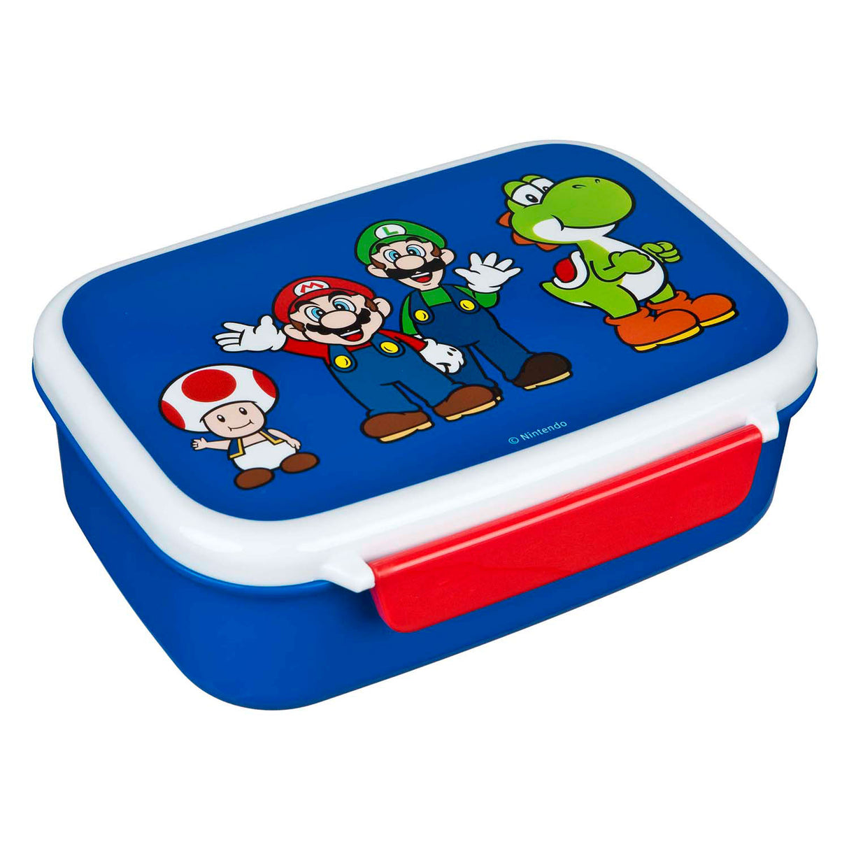 Undercover broodtrommel super mario blauw