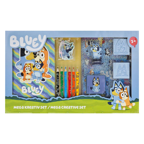 Undercover mega kleur en stempel set bluey