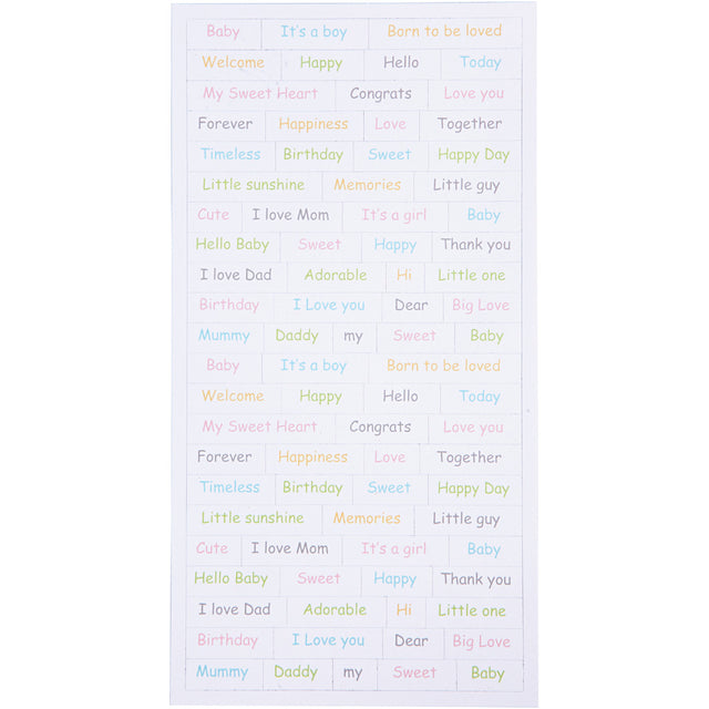 Https: www.cchobby.nl stickers-baby-vel-12x23-cm-2x84-stuk-1-doos