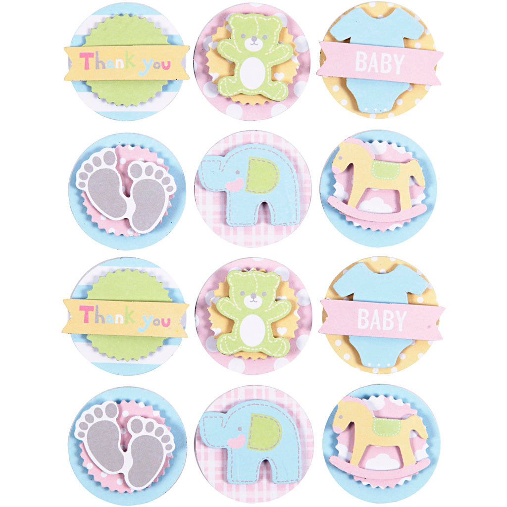 Http: www.cchobby.nl 3d-baby-stickers-baby-d-35-mm-dikte-5-mm-1-vel