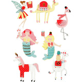 Http: www.cchobby.nl 3d-stickers-flamingo-lama-zeemeermin-h-50-60-mm-b-30-45-mm-dikte-7-mm-7-stuk-1-doos