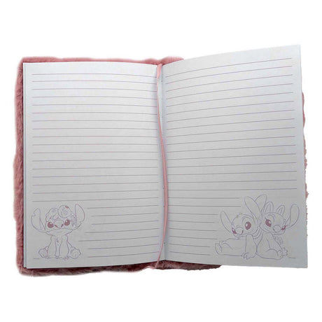 Speelgoedland stitch pluche notitieboek stitch angel