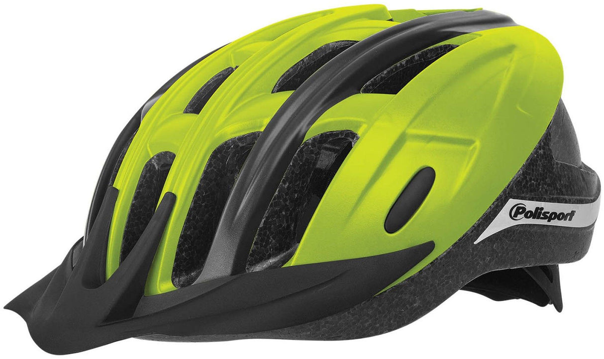 Pol Ride dans le casque de vélo L 58-62 cm Flugoud jaune noir