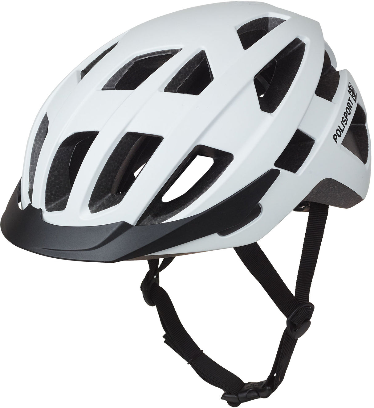 PoliSport Helm City L 58-61 cm blanco