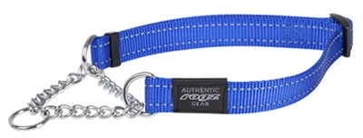 Rogz für Dogs Fanbelt Halbschallkragen blau