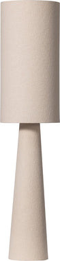 Woood loft vloerlamp - metaal bouclé - naturel - 130xø30 cm