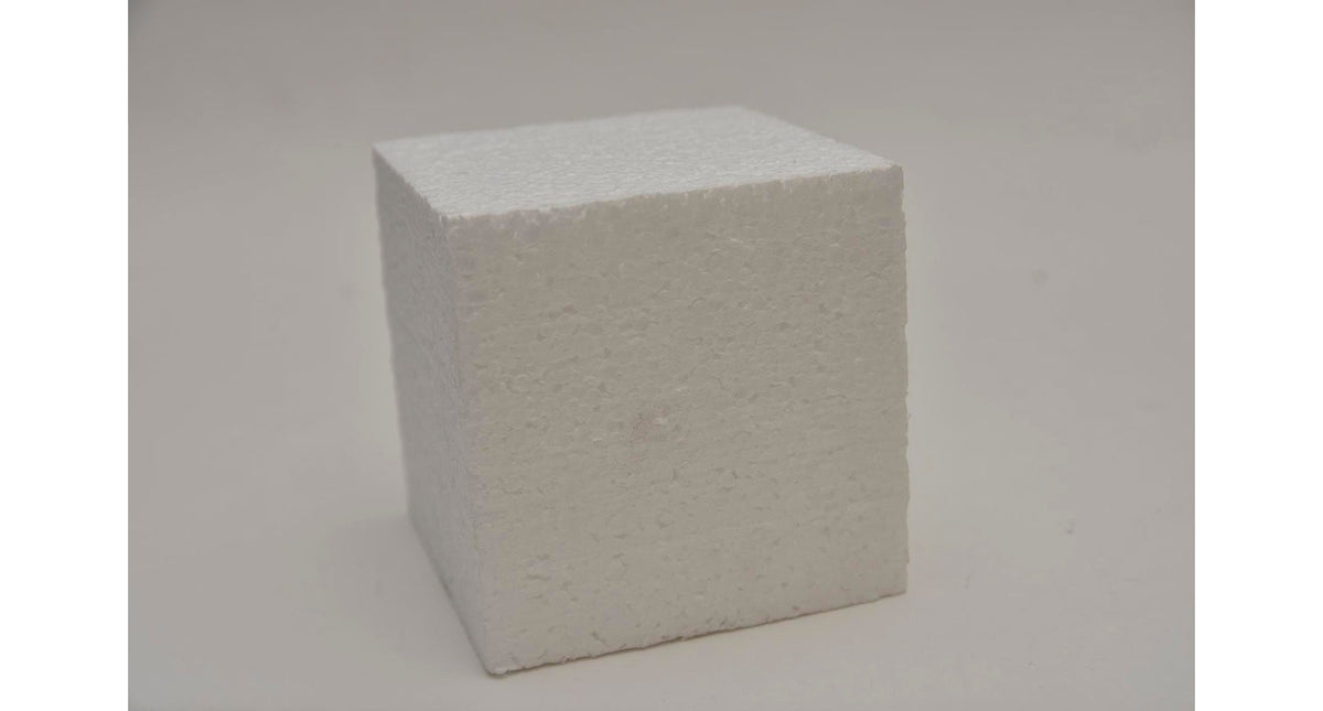 Kubus 10 x 10 x 10 cm styropor
